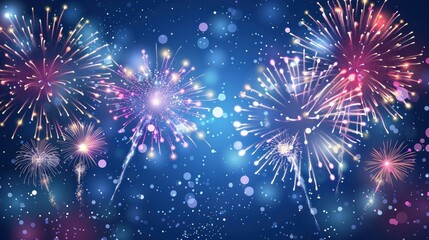 Fototapeta premium Fireworks Display