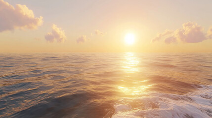 Fototapeta premium sunset over the ocean
