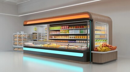 Sell merchandise displaying units in  supermarkets 