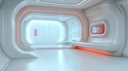 Futuristic interior design inspires innovative spaces with sleek lines and ambient lighting