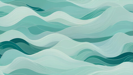 Fototapeta premium Tranquil Teal 