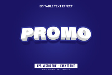 3d Promotion Style Editable Text Effect