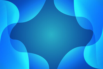 Blue Blue Sea Abstract Background Style