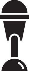 Microphone Glyph Icon