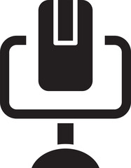 Microphone Glyph Icon
