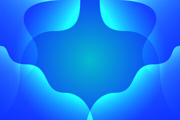 Blue Sea Abstract Background Style