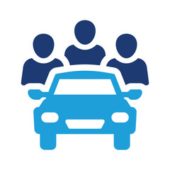 Carpooling icon