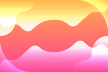 Pink And Yellow Abstract Background