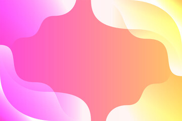 Pink And Yellow Abstract Background