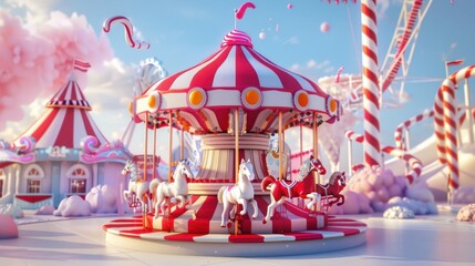 Candyland Carousel