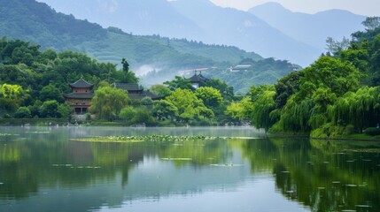 Naklejka premium natural scenery