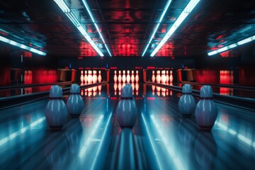 Neon Bowling Alley