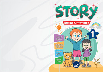 Cover design adapted for educational and storybook.