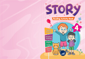 Obraz premium Cover design adapted for educational and storybook.