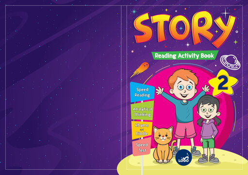 Cover design adapted for educational and storybook.