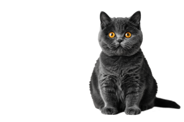 Close up of a scottish fold cat