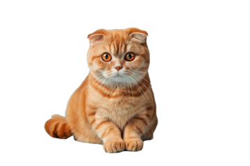 Close up of a scottish fold cat