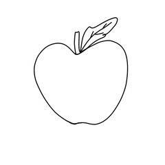 apple with leaf