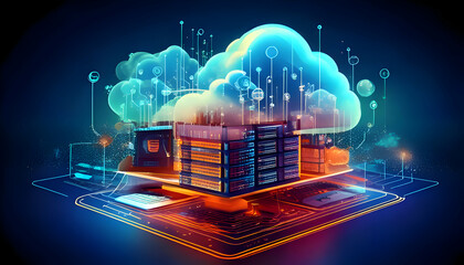 Cloud Computing Cost Efficiency, cost efficiency in cloud computing with an image showing pa
