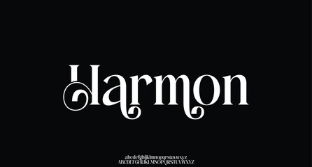 Luxury classic alphabet letters font and number. Typography elegant wedding lettering serif fonts decorative vintage retro concept. vector illustration
