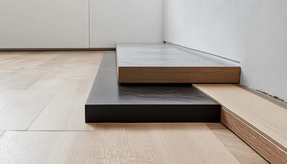 Minimalist and unique interior design in the house