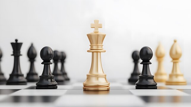 Chess game strategies mastering the art of checkmate with king and pawns in play