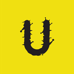 initial letter u virus vector
