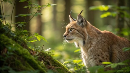 Obraz premium Serene Impressionist Cat Portrait in Vibrant Colors Capturing the Essence of Feline Gracefulness