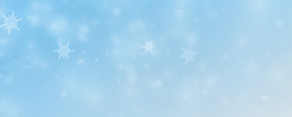 Winter background, snowflakes on a beautiful background, Christmas background for cards, snowfall. Snowy nature landscape, winter dust png.