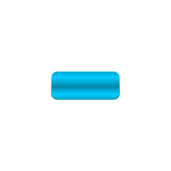 Simple button icon isolated on transparent background