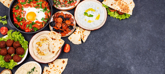Traditional Jewish, Israeli and middle Eastern food