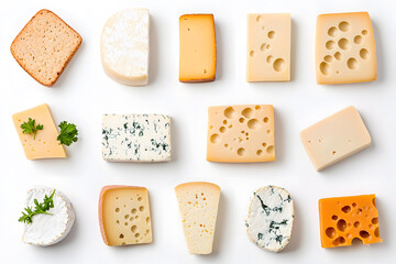 Piece of delicious cheese bundle isolated on white background