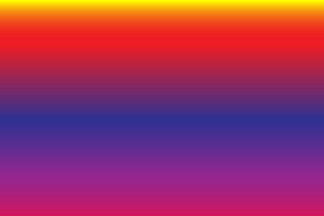 Yellow red blue purple and pink color combination as background wallpapers. Background color gradient for any platform with colorful like rainbow.