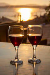 Two Glasses of Red Wine