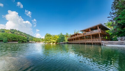 Fototapeta premium リゾート地の風景