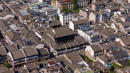 Aerial photography of Huizhou Ancient City Scenic Area