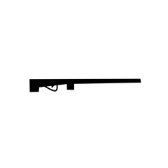 Military weapons silhouette