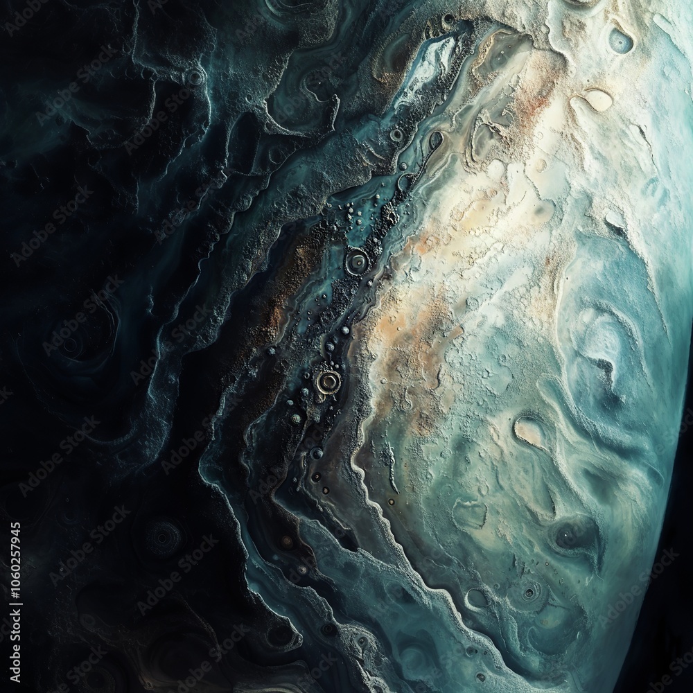 Canvas Prints background with planet