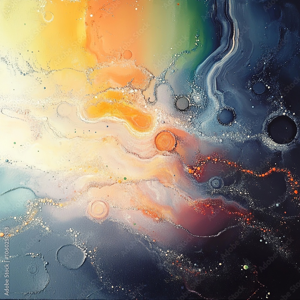 Canvas Prints background with space