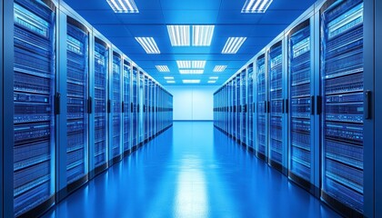 Server Room Interior.