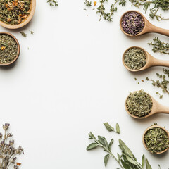 Dried herbs for food preparation