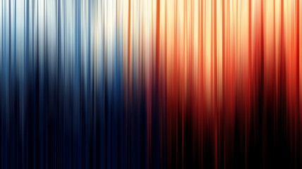 A dynamic abstract image featuring vertical light streaks in vivid blues and fiery oranges. The vibrant gradient creates a sense of motion and energy, perfect for modern design projects.