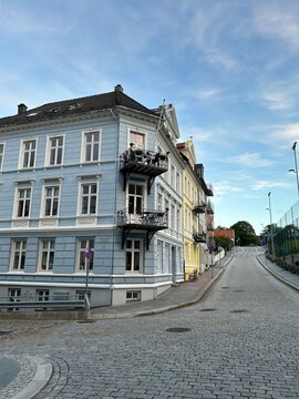 edifici tipici colorati norvege