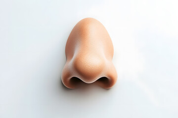 Human nose isolated on white