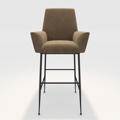 3d render bar stool design element. Furniture Collection