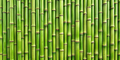Oriental green bamboo texture seamless pattern wallpaper background