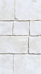 Fototapeta premium Stone wall with decorative tiles of various shapes