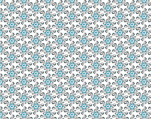 Different patterns created from Turkish evil eye beads. Eye patterns following each other