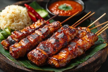 Indonesian Satay Food Menu