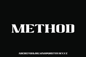 Display alphabet font vector design suitable for headline, poster, logo, magazine and many more